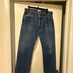 Levi's 501 button fly Men's Blue Jeans